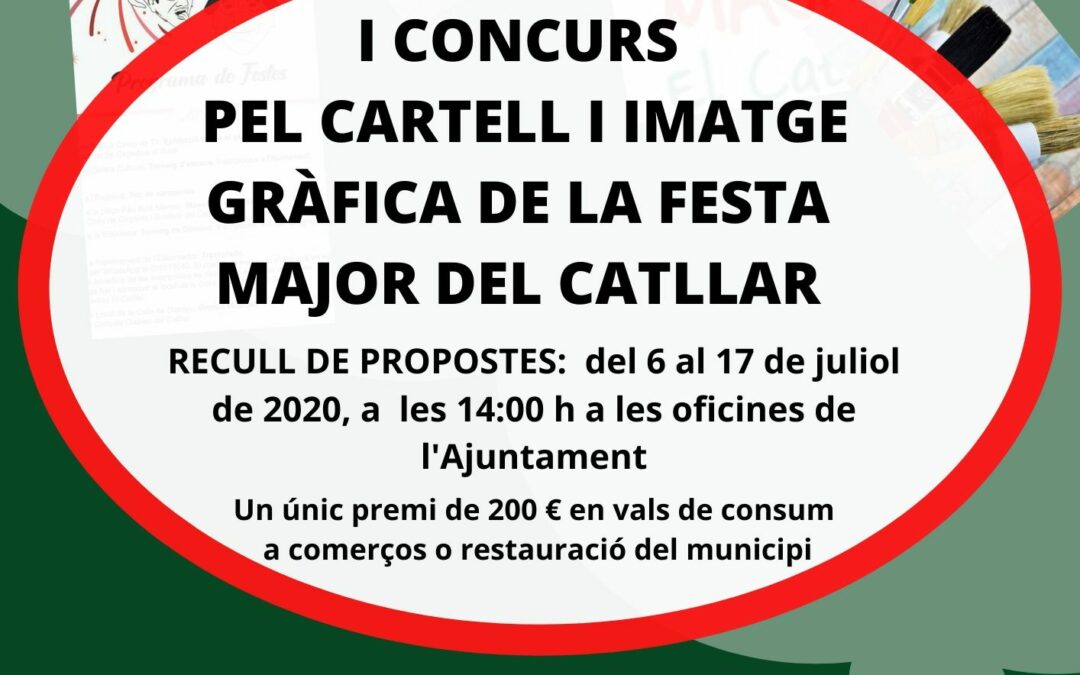 I CONCURS DEL CARTELL I LA IMATGE GRÀFICA DE LA FESTA MAJOR