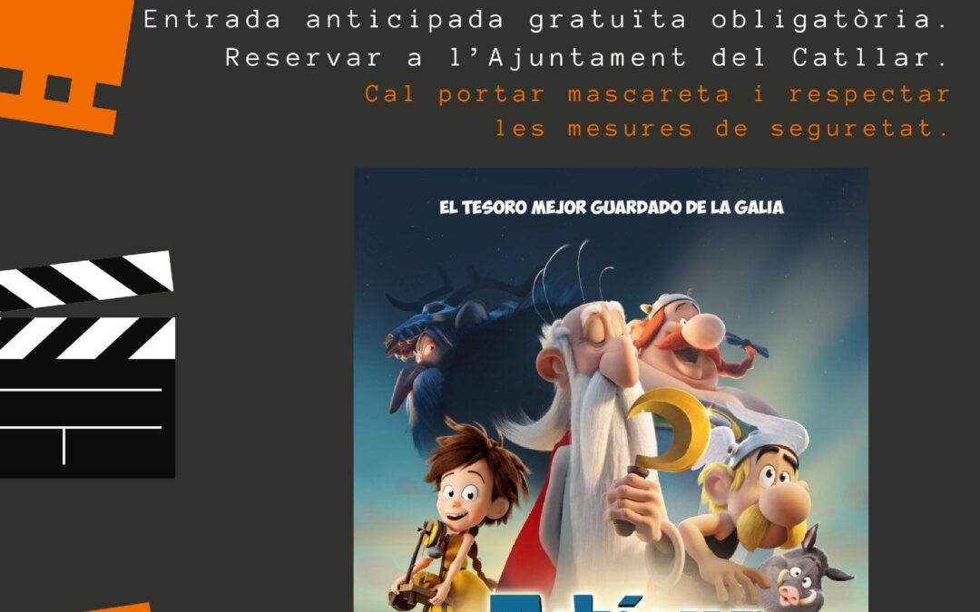 CINEMA A LA FRESCA 2020: “ASTÉRIX, EL SECRETO DE LA POCIÓN MÁGICA”   (LA CATIVERA)