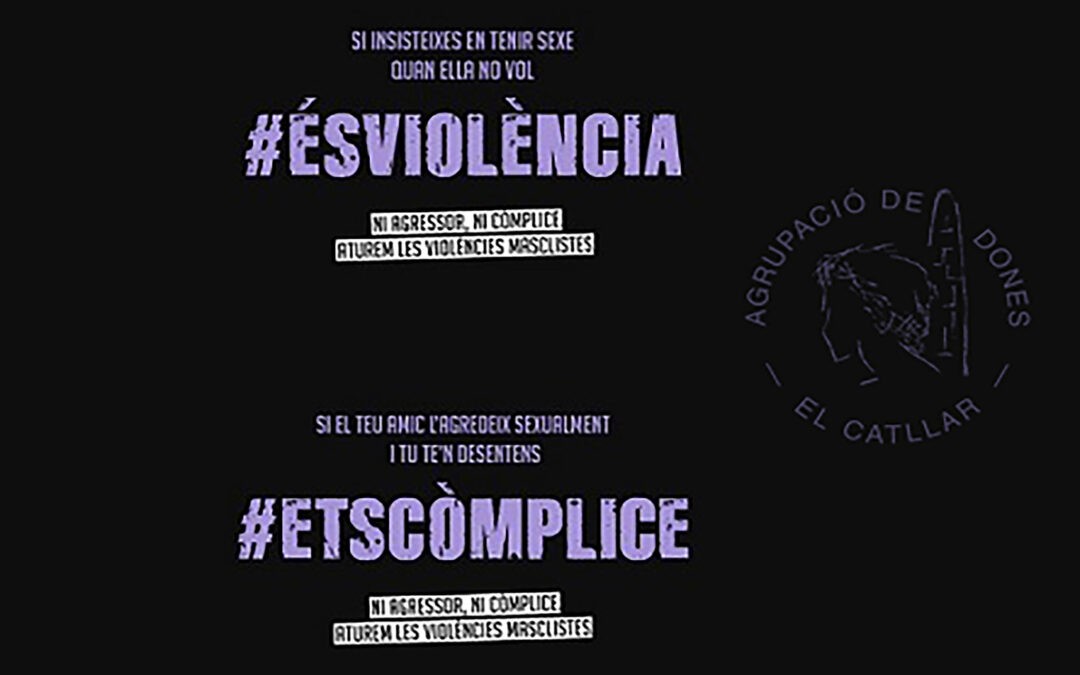 25N DÍA INTERNACIONAL PARA LA ELIMINACIÓN DE LA VIOLENCIA DE GÉNERO – AGRUPACIÓN DE MUJERES DEL CATLLAR