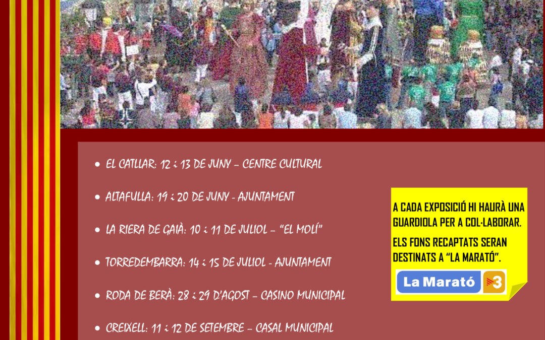 EXPOSICIÓ ITINERANT DE GEGANTS DEL BAIX GAIÀ