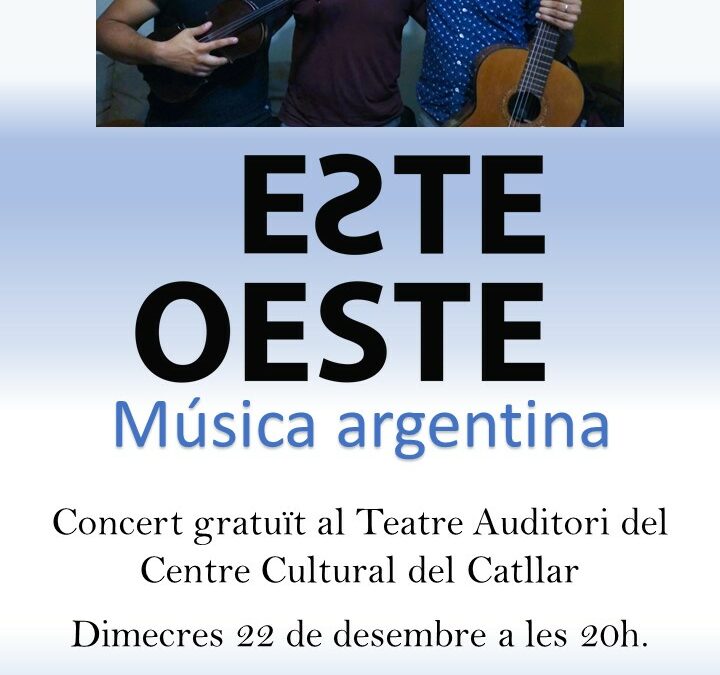 MÚSICA AL TEATRE AUDITORI DEL CENTRE CULTURAL DEL CATLLAR