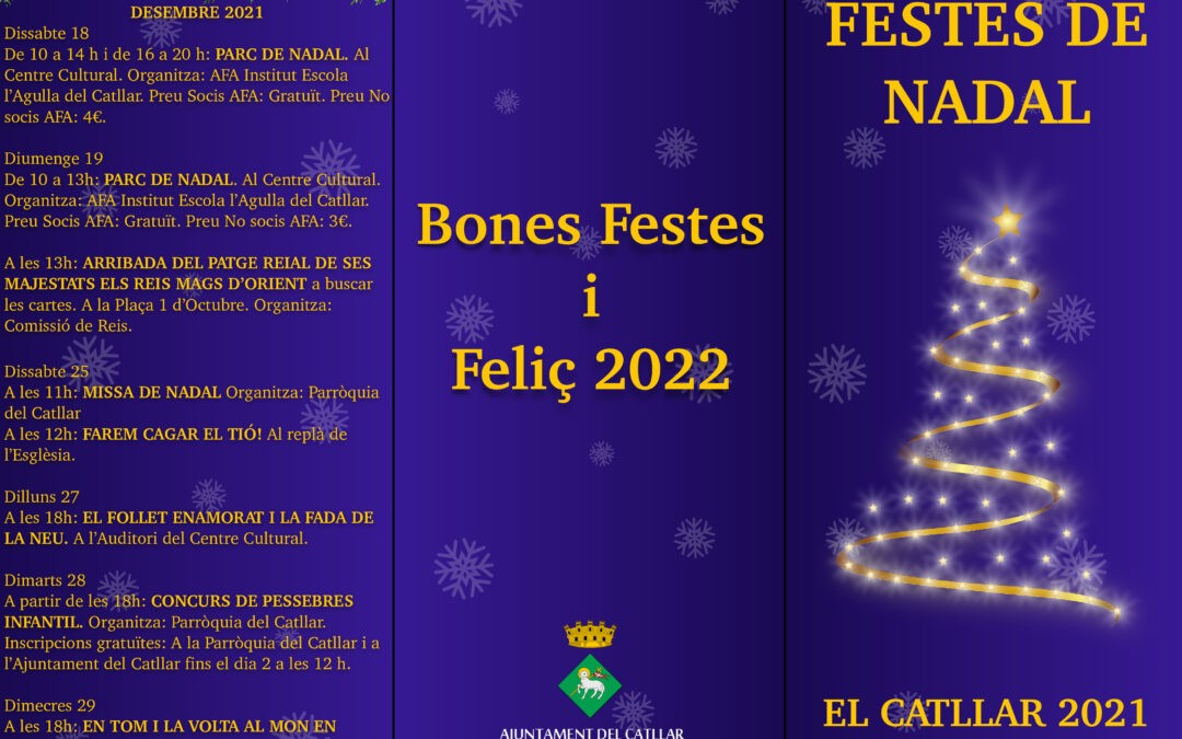 FIESTAS DE NAVIDAD EL CATLLAR 2021