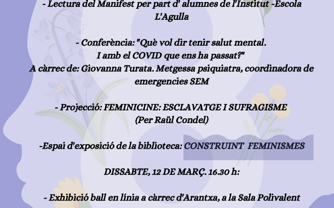 RECORDATORI: ACTES 8 DE MARÇ