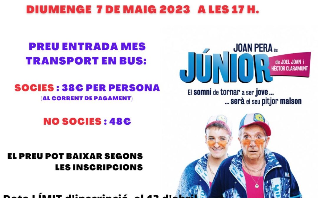 L’AGRUPACIÓ DE DONES VA AL TEATRE EL 7 DE MAIG
