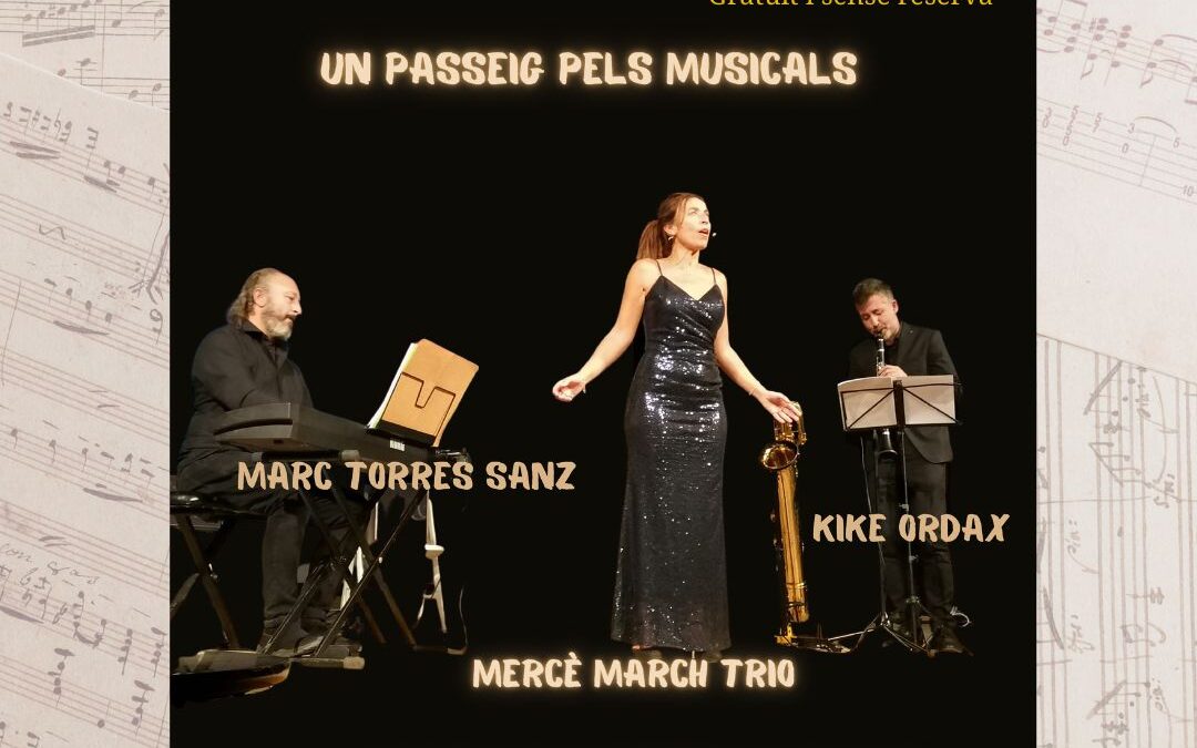 RECUERDA: MERCÈ MARCH TRIO. CONCIERTO EN EL AUDITORIO. DOMINGO 03/09/23