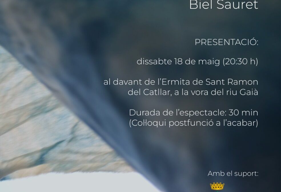 AQUEST DISSABTE, CONTES DE L’AIGUA A L’ERMITA DE SANT RAMON