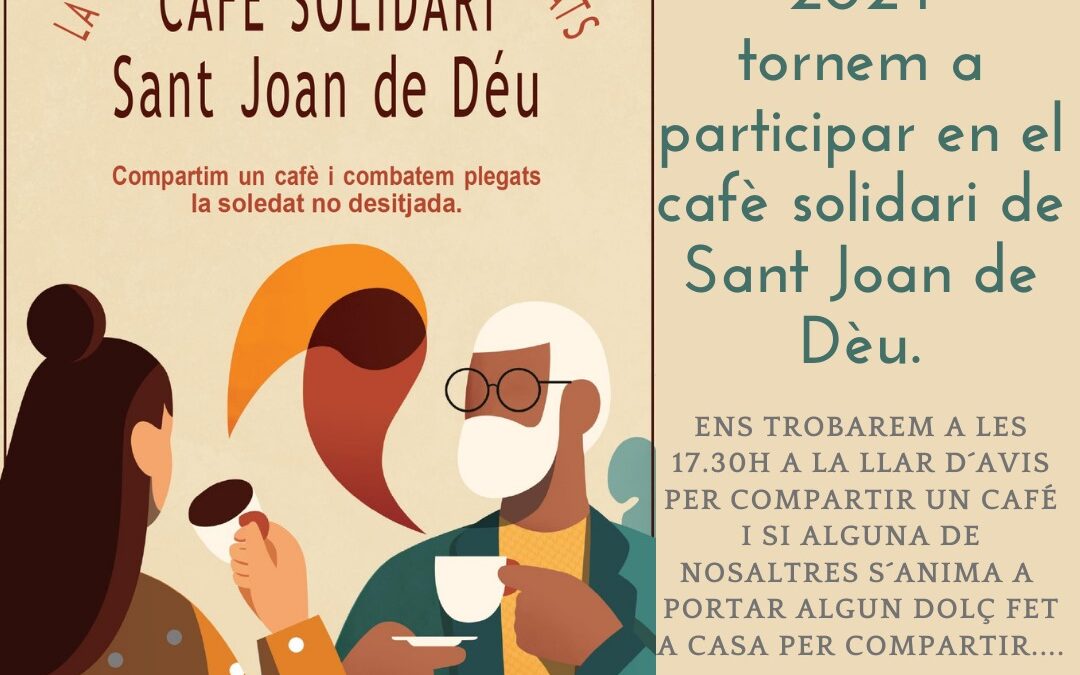 COMPARTIMOS INFORMACIÓN DE L’AGRUPACIÓ DE DONES: CAFÉ SOLIDARIO