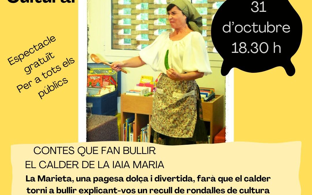 31 DE OCTUBRE CUENTACUENTOS EN EL CENTRO CULTURAL