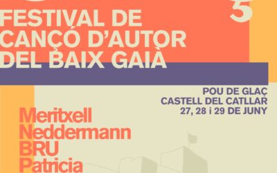 El Festival GLAÇ vuelve este junio con su segunda edición, consolidándose como el festival de canción de autor del Baix Gaià y una programación en clave femenina.