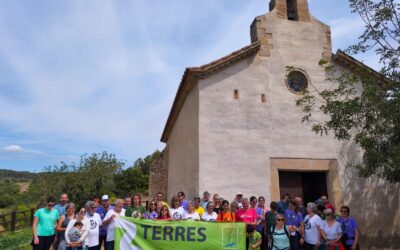 Recibimiento a los caminantes de la XVI Marcha por las Tierras del Gaià