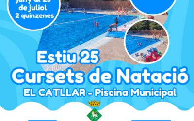 El Catllar abre las inscripciones para los Cursos de Natación de verano 2025