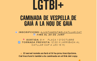 Autobús para la caminata Orgullo del Tarragonès