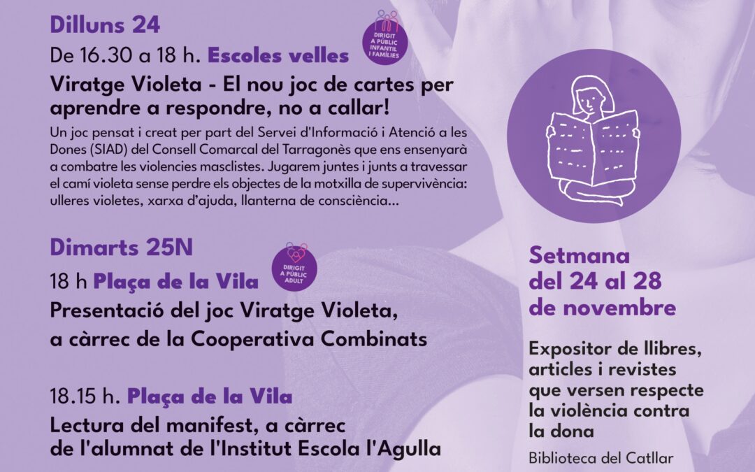 25N Dia Internacional per a l’Eliminació de la Violència envers les Dones