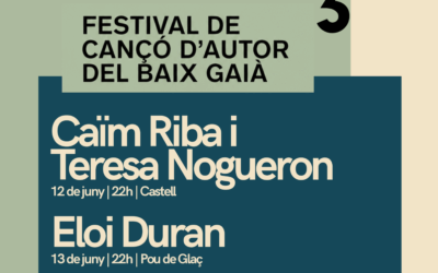 El Festival Glaç celebra la seva 3a edició consolidant-se com a referent de la cançó d’autor al Baix Gaià