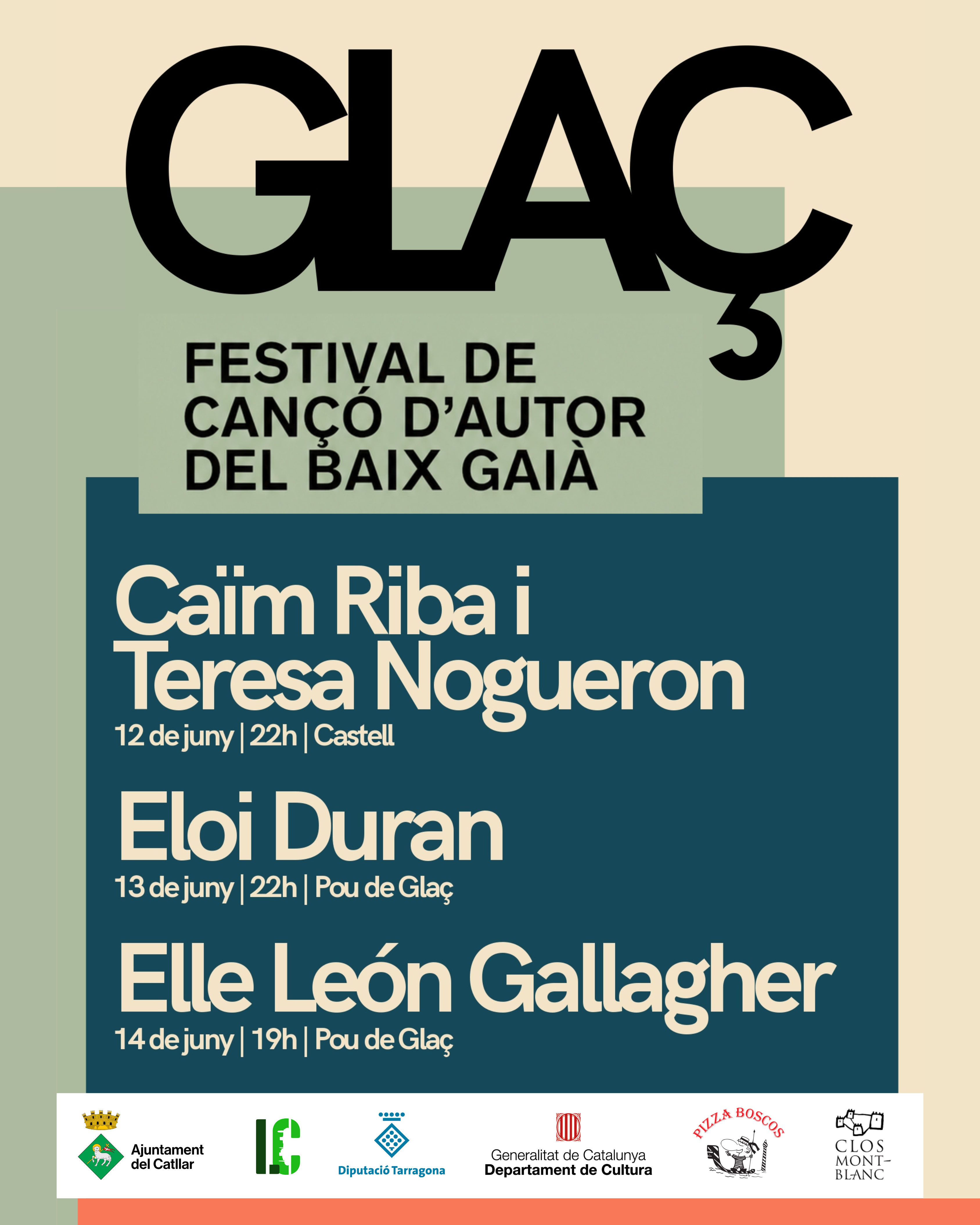 El Festival Glaç celebra la seva 3a edició consolidant-se com a referent de la cançó d’autor al Baix Gaià