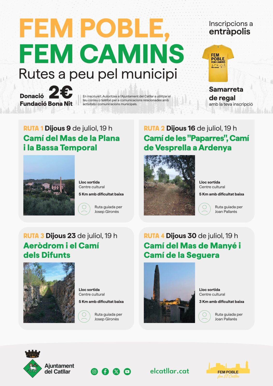 Fem poble, fem camins: Camí de les "Paparres", Camí de Vesprella a Ardenya