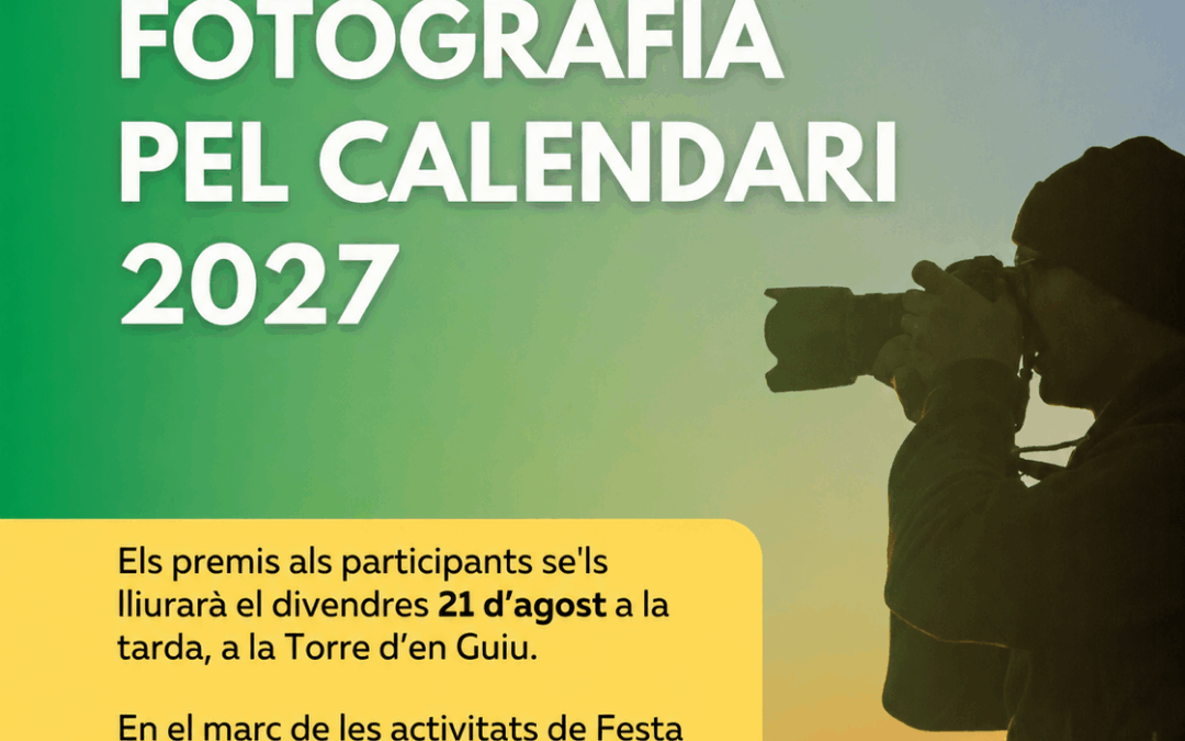  Ja tenim les fotografies guanyadores del Concurs de Fotografia de l’Ajuntament del Catllar 2026 per al calendari municipal del 2027