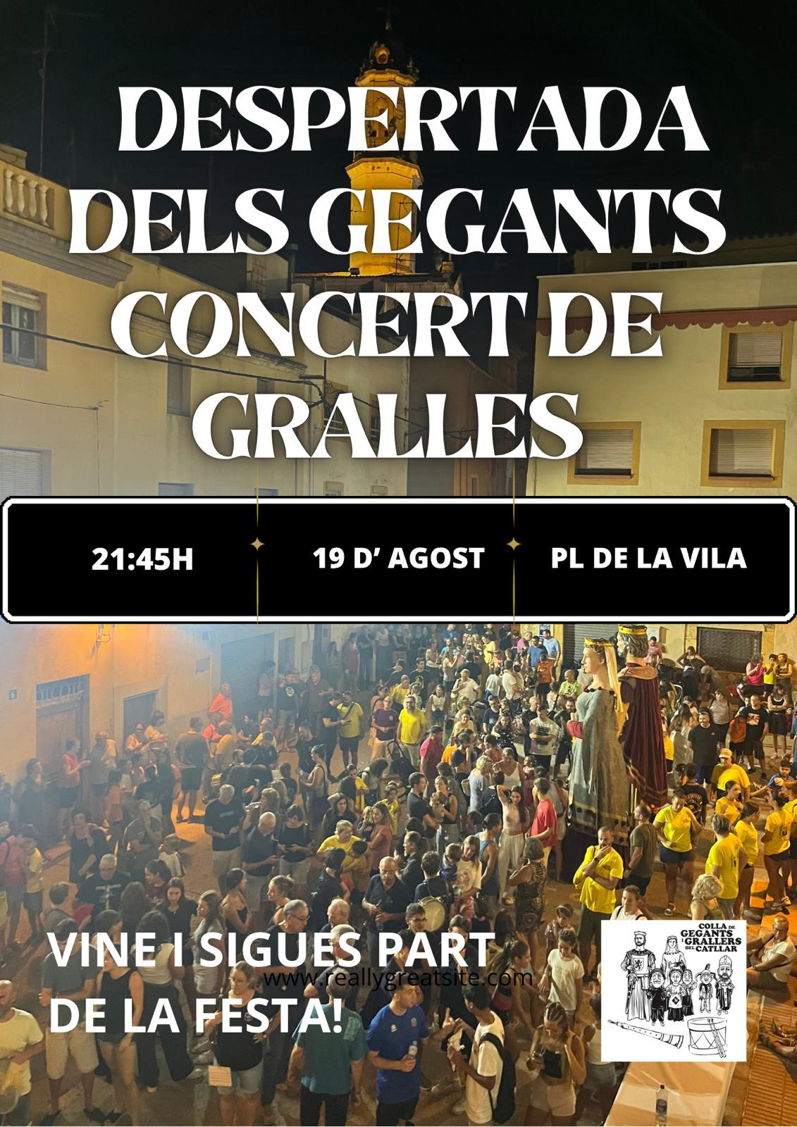 Despertada dels gegants. Concert de gralles