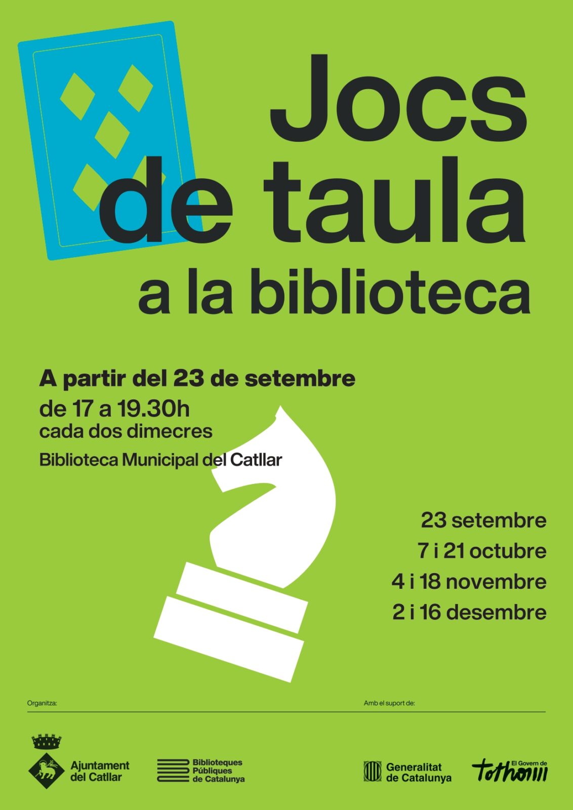 Jocs de taula a la biblioteca