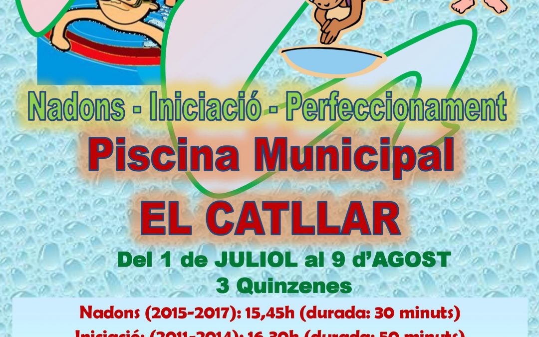 CURSETS DE NATACIÓ 2019