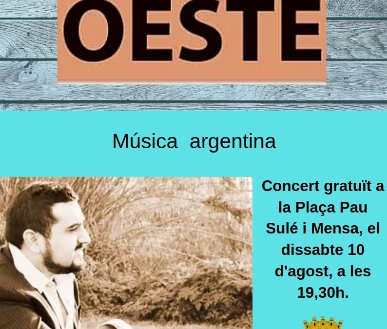 CONCERT DE MÚSICA ARGENTINA