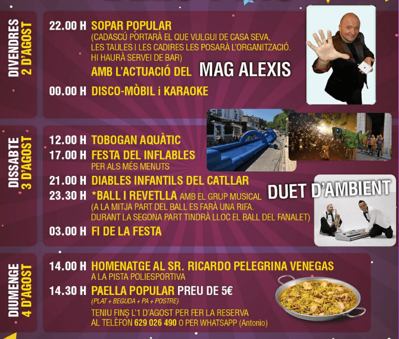 FESTES DE MAS VILET DELS PINS