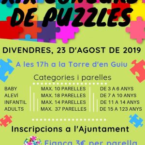 XIX CONCURS DE PUZZLES